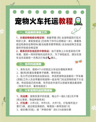 怎么带狗狗坐高铁，（高铁托运一只狗要多少钱）