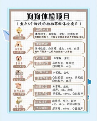 狗狗多久体检一次？狗狗多大体检（最新）