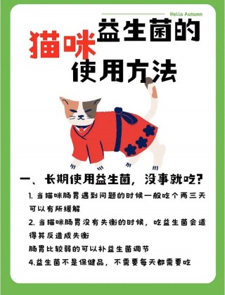 猫咪益生菌怎么吃？猫咪益生菌怎么吃效果比较好（最新）