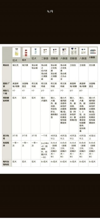 狗狗六联疫苗包括什么？狗狗六联疫苗图片（最新）