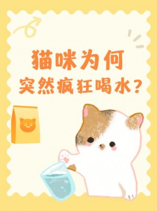猫咪突然大量喝水？猫咪突然大量喝水不吃猫粮（最新）