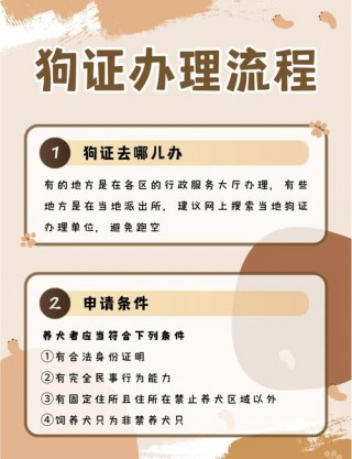 狗狗多大办狗证，小狗多大办狗证？