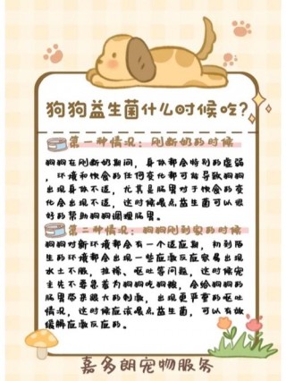 益生菌狗狗怎么吃，益生菌狗狗怎么吃比较好？
