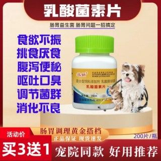 狗狗能吃乳酸菌素片吗，（小狗可以吃乳酸菌素片吗?）