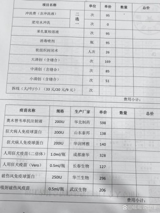 狗狗打狂犬疫苗要多少钱，（狗狗打狂犬疫苗要多少钱一针）