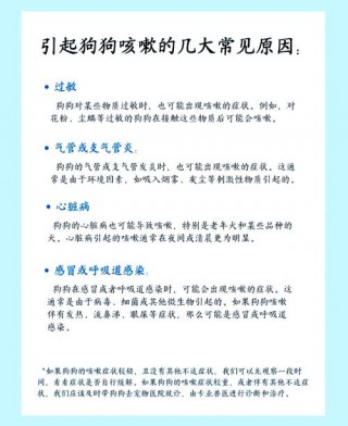 狗狗干咳怎么办，（狗狗干咳咋办）