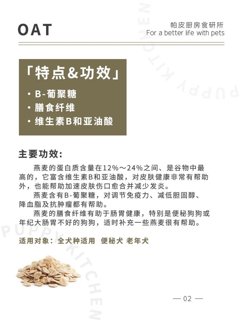 柯基可以吃燕麦吗