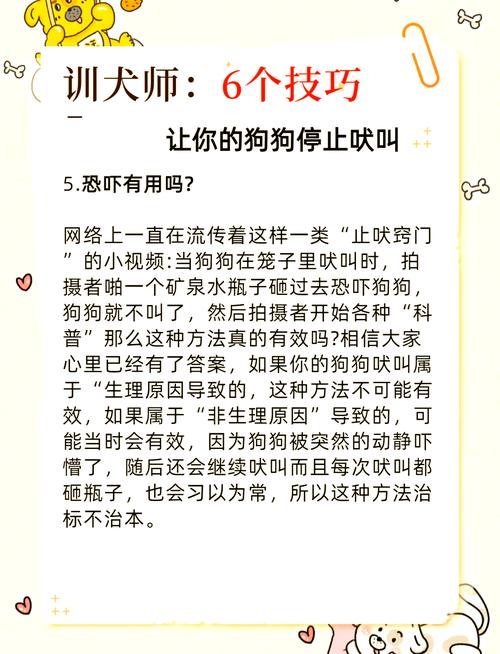 如何训练狗狗不要叫