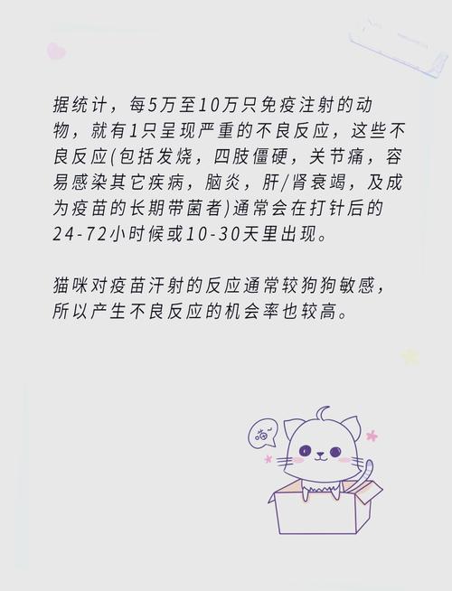 猫咪接种疫苗后需要注意什么