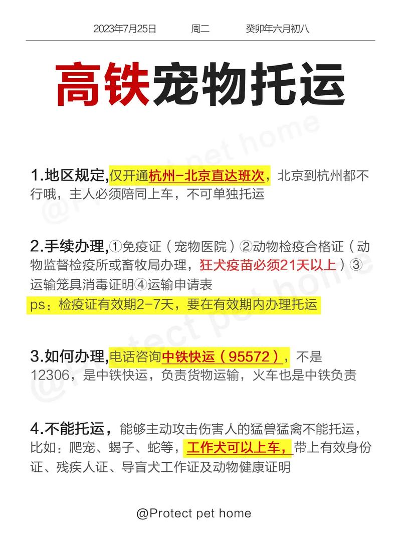 狗狗坐动车怎么托运