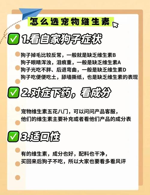 狗狗吃复合维生素的好处