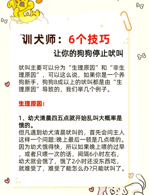 狗狗早上叫太早怎么改