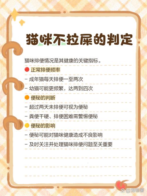 猫咪好几天不拉屎了怎么办