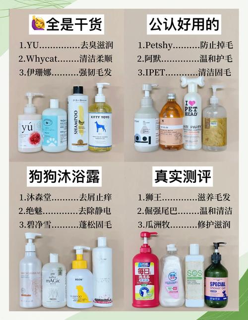 给狗狗洗澡用什么东西?