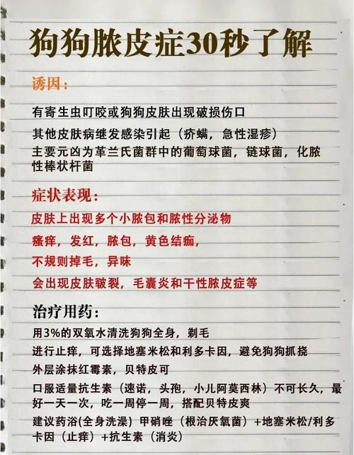 狗狗脓皮症反复不好怎么办
