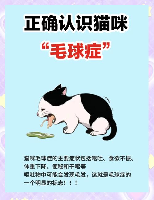 猫咪毛球症有什么症状