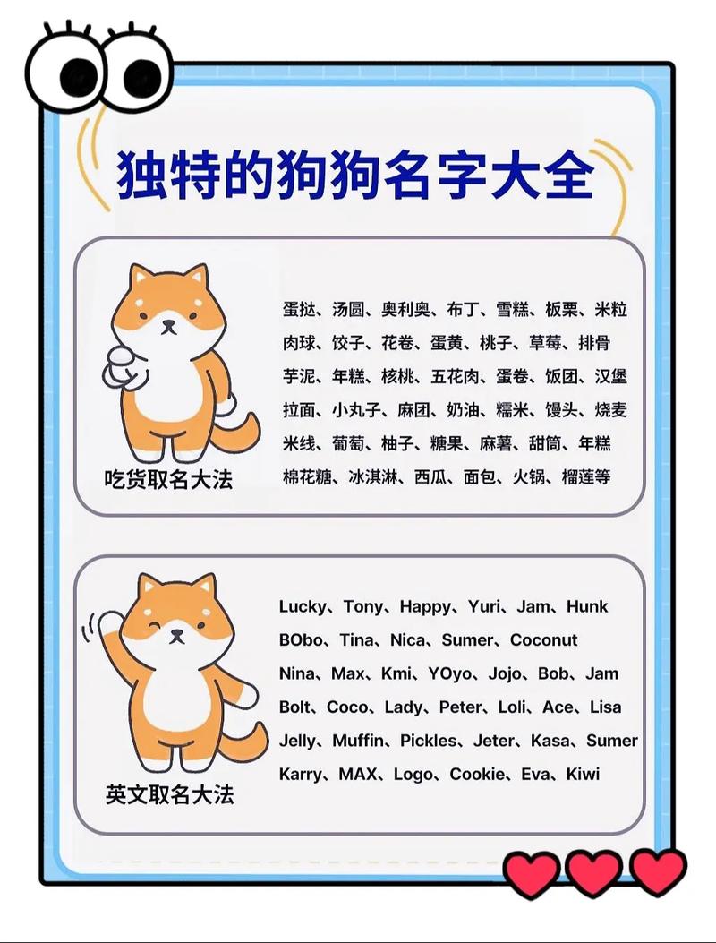 奇葩的宠物狗搞怪名字