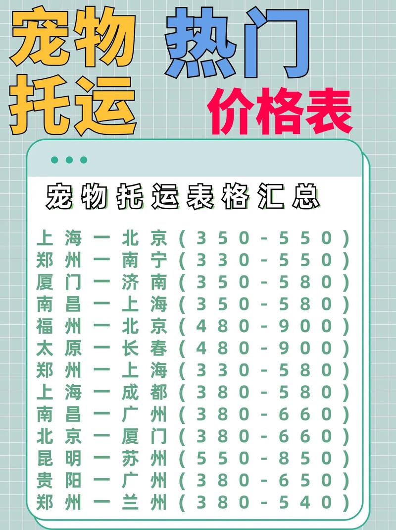 猫咪托运需要多少钱