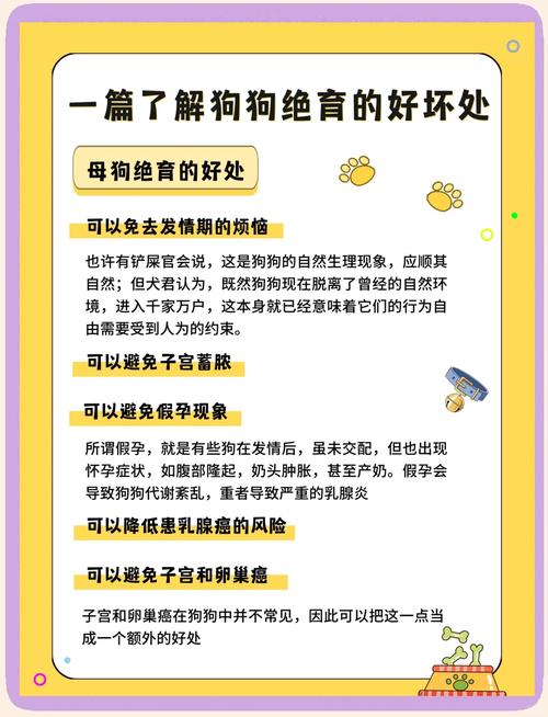 狗狗绝育的好处和坏处