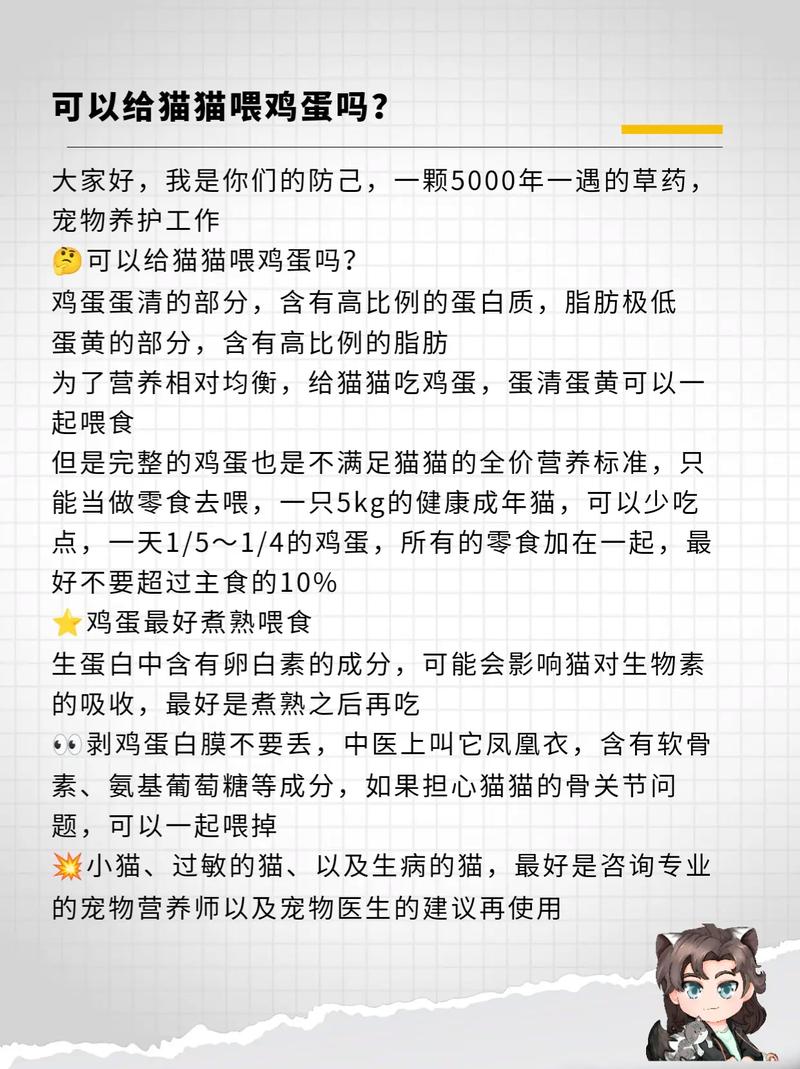 猫能不能吃蒸蛋