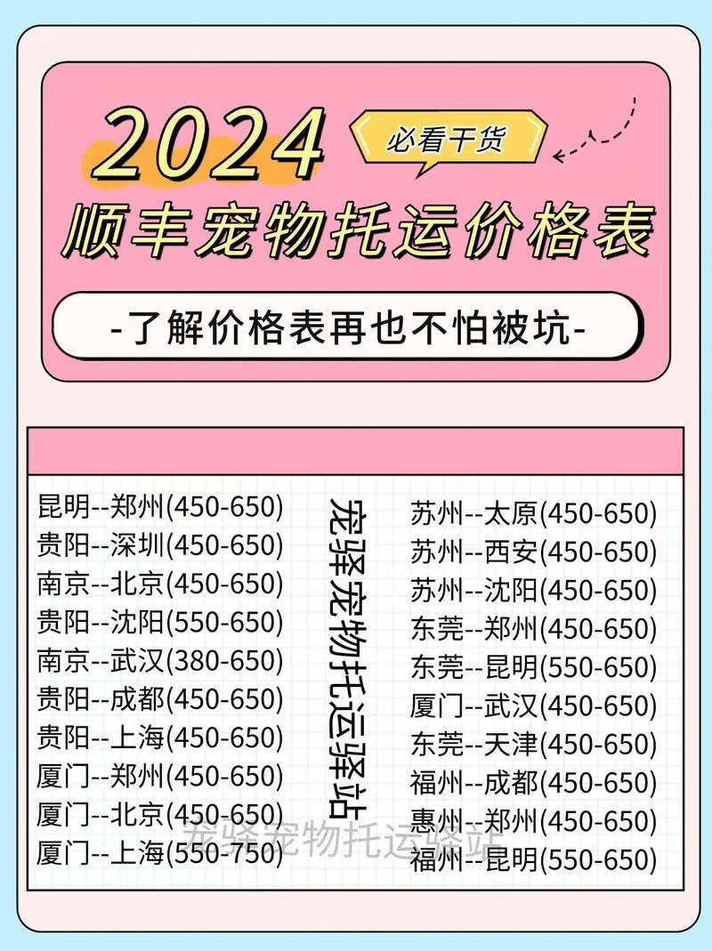 狗狗顺丰快递多少钱