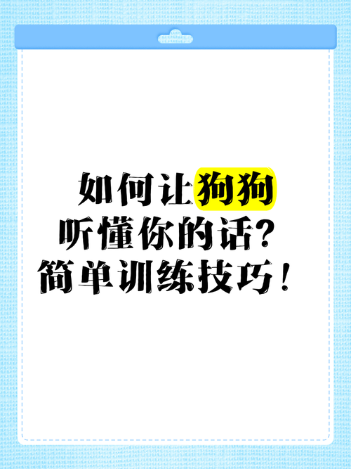 怎么跟狗狗沟通说话