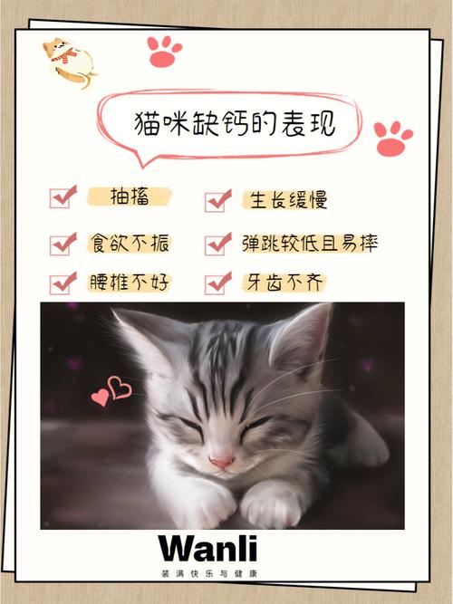 猫咪缺钙有什么症状?