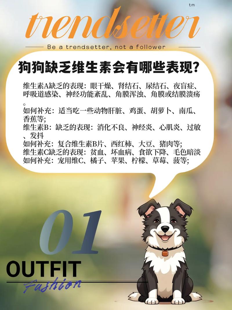 狗狗如果缺乏维生素会有哪些表现?