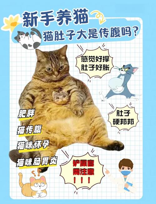 猫咪肚子又圆又大是什么原因