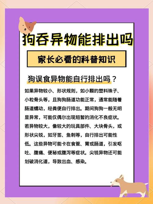 幼犬吃了异物能拉出来吗