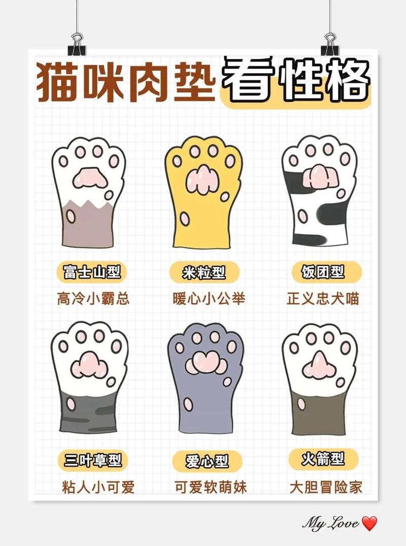 从猫咪肉垫看性格来看看你家主子什么性格