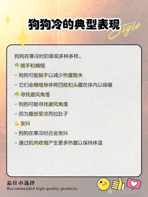 哪些表现说明狗狗冷了?