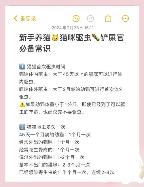 给猫咪吃驱虫剂要注意什么?