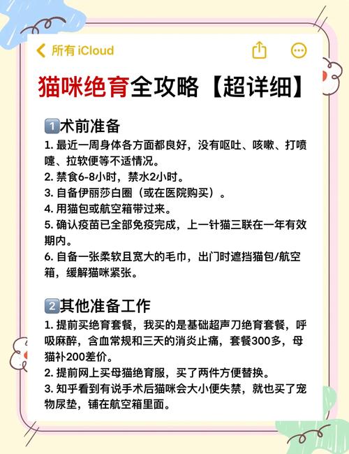 猫咪绝育拆线后的注意事项有哪些?