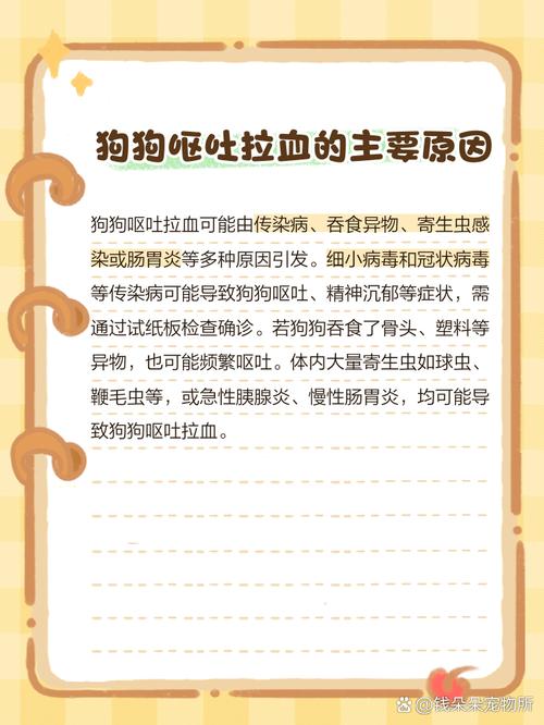 狗狗呕吐又拉血是什么病