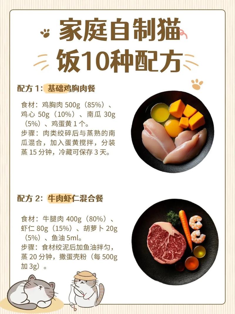 猫吃鸡胸肉怎么做