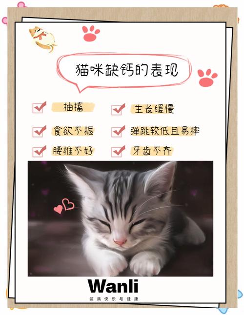 猫咪缺钙的症状