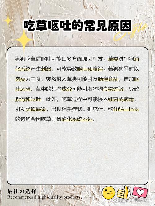 狗狗吃草呕吐黄沫和草