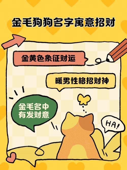 金毛犬有招财寓意的名字有哪些?