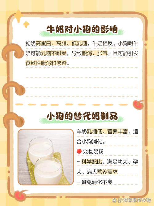 狗狗可以喝纯牛奶吗?