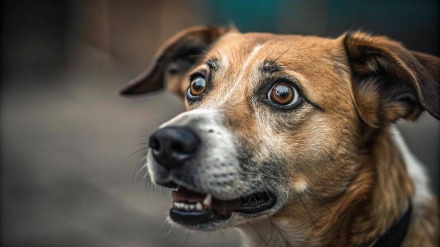 晚上狗狗突然害怕到处找地方躲起来,看的的样子很恐惧很害怕?