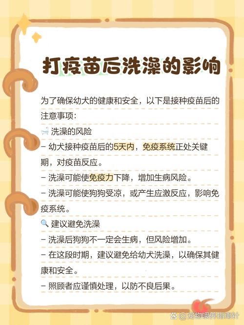 狗狗可以洗完澡再打狂犬疫苗吗?