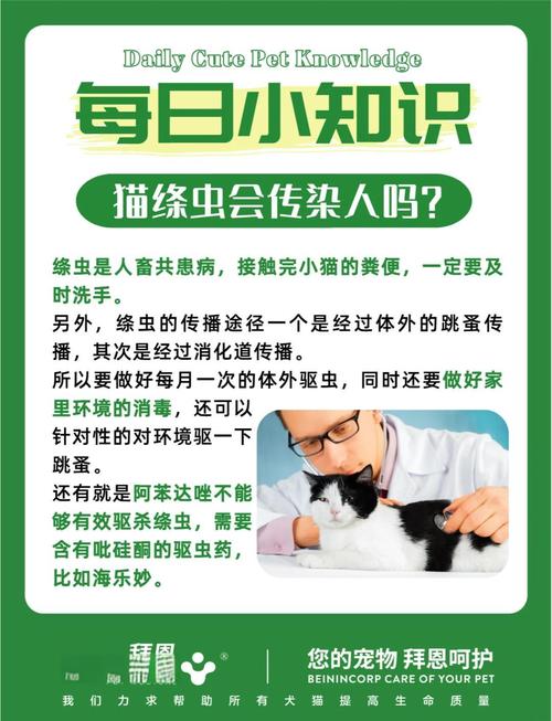 猫排出来的绦虫会感染人吗