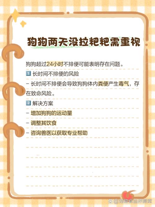 狗狗两天没拉粑粑了怎么办