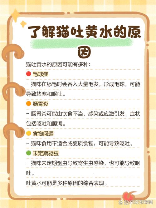 猫咪一开始吐黄水然后吐白沫(猫咪一开始吐黄水然后吐白沫不吃不喝)