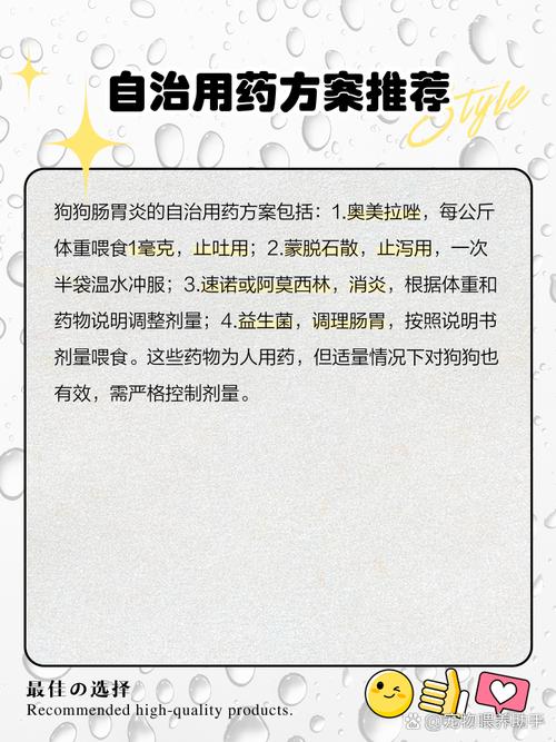 小狗上吐下泻吃什么药比较好啊