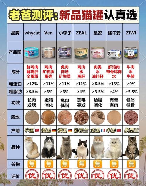 猫咪罐头哪个牌子好、性价比高呢?