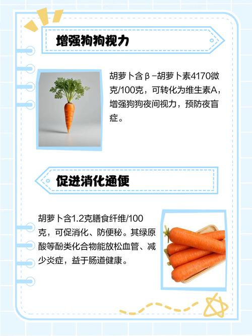 狗子可以吃胡萝卜吗
