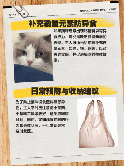 猫吃了塑料袋会一直在胃里吗