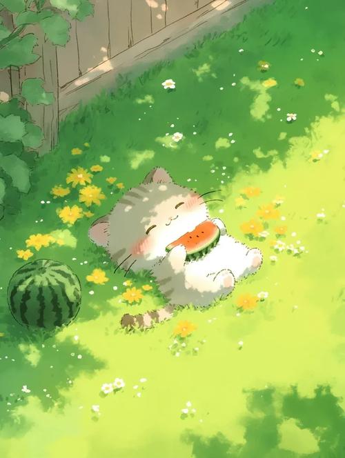 为什么猫咪那么爱吃西瓜